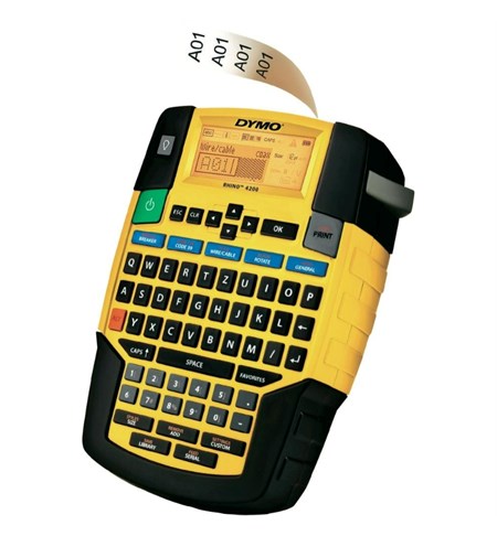 Rhino 4200 label Maker Thermal Transfer QWERTZ Keyboard