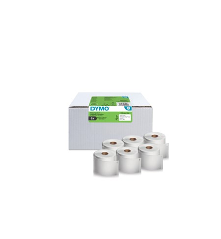 2177565 Dymo LabelWriter 102 x 210 mm White Labels, Pack of 6 rolls