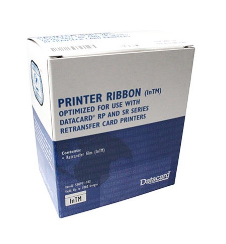 568971-002 - Datacard Card Printer YMCKK Colour Ribbon (750 Images) - SR200/SR300/RP90