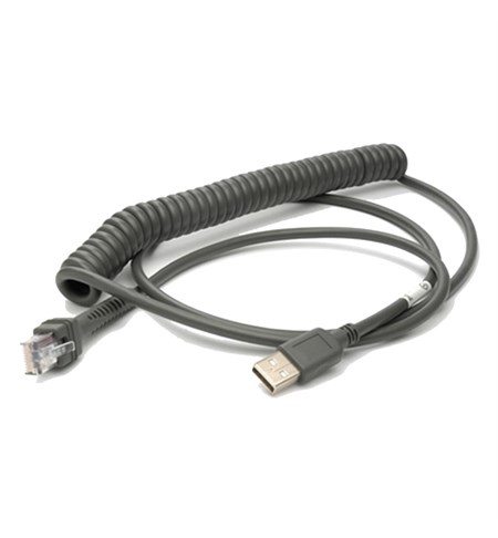 Cable, USB, Type A, Coiled, 9', CAB-424E