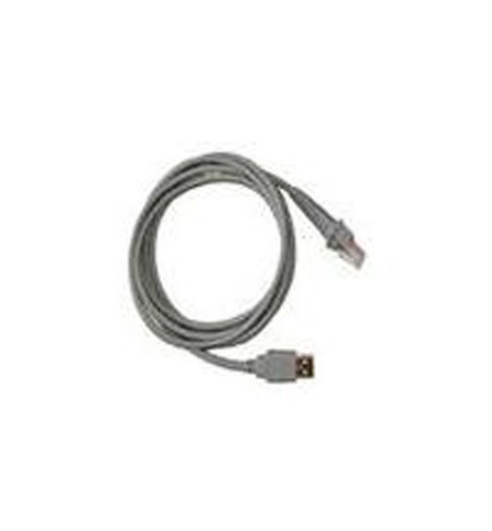 Cable, WYSE VDT 60/120/160/185/370, KBW, 4P, Telephone Connector, Straight, CAB-373, 6 ft.
