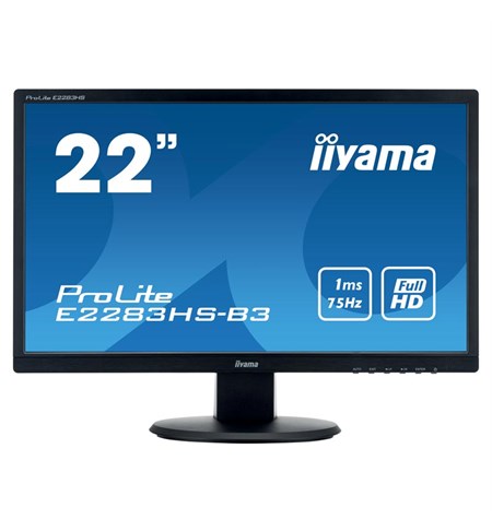 Iiyama Prolite E2283HS-B3 22in non-touch Full HD LED-backlit monitor