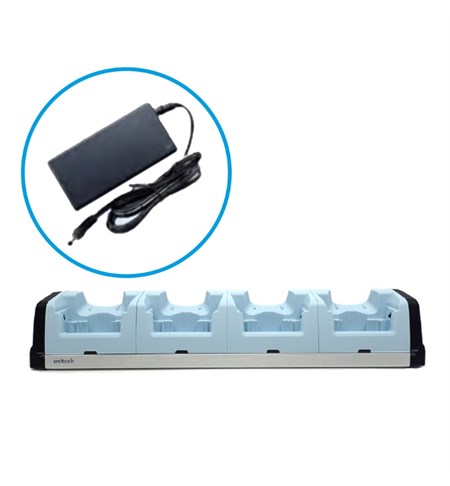 5000-900084G Unitech EA630HC 4-Slot Charging Cradle, Disinfectant Safe