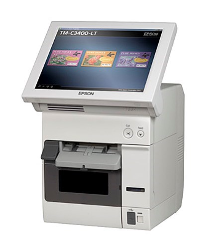 Epson TM-C3400-LT, Standalone Colour Label Printer, (Cool White)