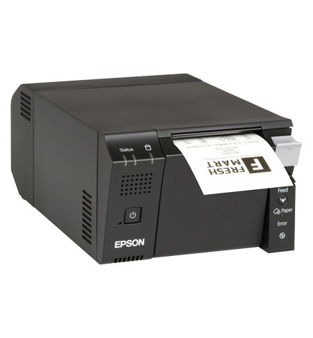 TM-T70II-DT - Intelligent Printer, Stereo Mini Jack, Partial Cut, Black (UK AC Adaptor)
