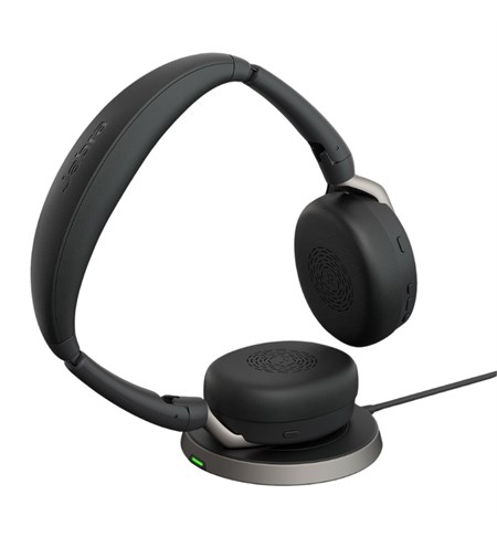 Evolve2 65 Flex Headset with Stand - USB-A, Unified Communications Certified
