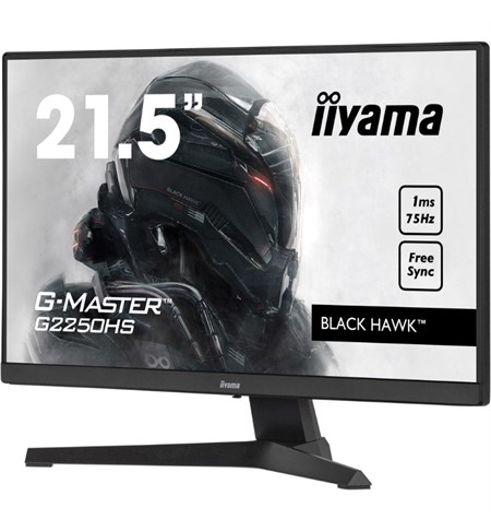 Iiyama G-MASTER G2250HS-B1 Black Hawk™ Computer Monitor, 21.5 Inch, Full HD, Black