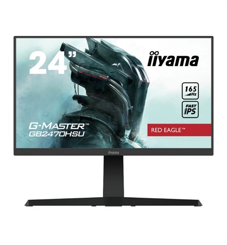 Iiyama G-MASTER GB2470HSU-B1 Red Eagle™ Computer Monitor, 24 Inch, Full HD, Black