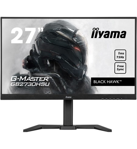 Iiyama G-MASTER GB2730HSU-B5 Black Hawk™ Computer Monitor, 27 Inch, Full HD, Black