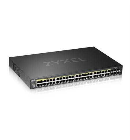 Zyxel GS2220-50HP Nebula Flex Pro 48-Port Layer 2 Managed Rackmount Gigabit PoE+ Switch