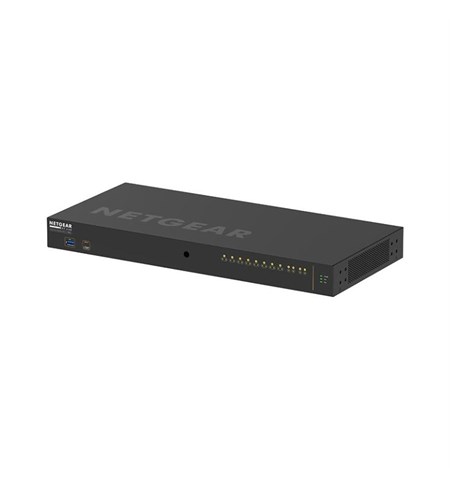 Netgear M4250 Series Switch - 12-Port, 8xPoE+ 240W, 2x1G, 2xSFP+ (GSM4212PX)
