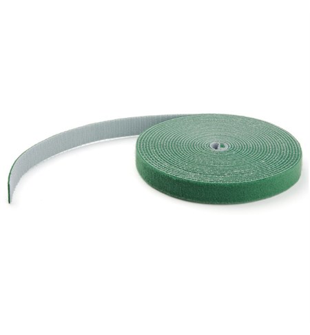 100ft Hook and Loop Roll - Cut-to-Size Reusable Cable Ties - Bulk Industrial Wire Fastener Tape /Adjustable Fabric Wraps Green / Resuable Self Gripping Cable Management Straps