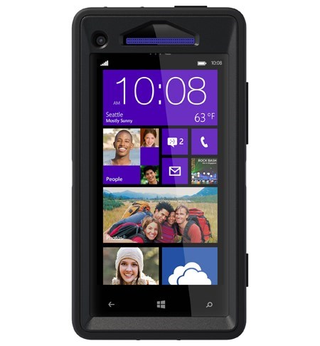 OtterBox Defender Series for HTC 8X, Black