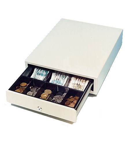 ICD SS-102 - Very Small Cash Drawer. 5 Coins (removable coin tray), 3 Notes
