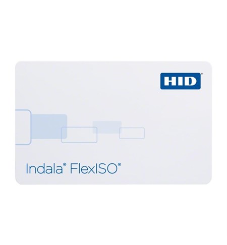 HID Indala FlexISO Imageable Proximity Cards, Pack of 100 - AC-HID-FPISO
