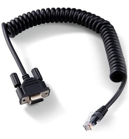 5892RJD9-1 - Straight Coiled Cable (RJ Plug)