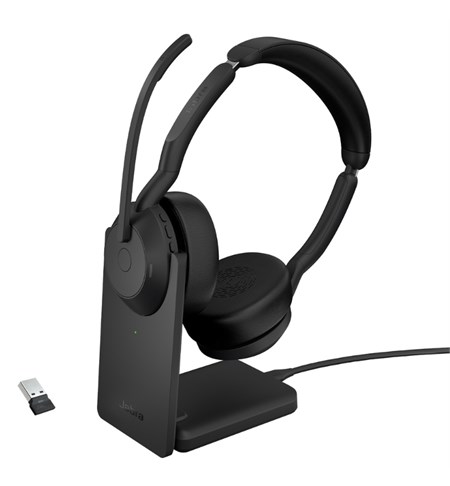 Evolve2 55 Stereo Headset with Stand - USB-A, Microsoft Teams Certified