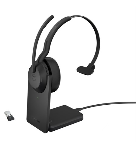 Evolve2 55 Mono Headset with Stand - USB-A, Unified Communications Certified