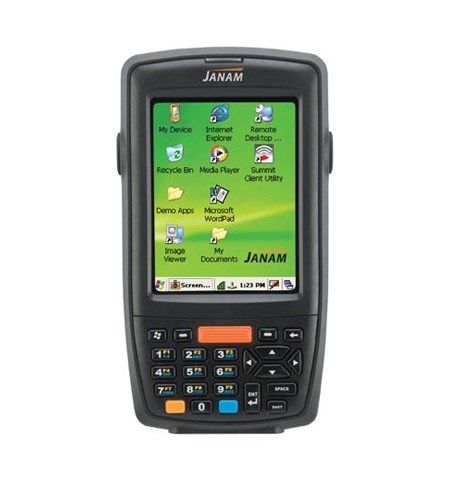 Janam XM60+ Rugged PDA (Bluetooth, Windows CE 5.0, 1D Scanner, PDA Keypad)