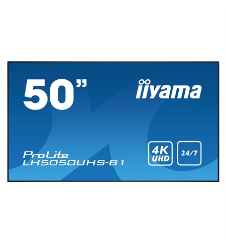 Iiyama Prolite LH5050UHS-B1 50 Inch Digital Signage Display