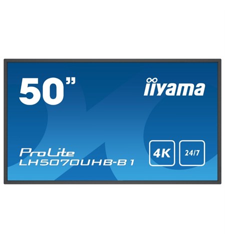 Iiyama LH5070UHB-B1 50 Inch VA Digital Signage Display
