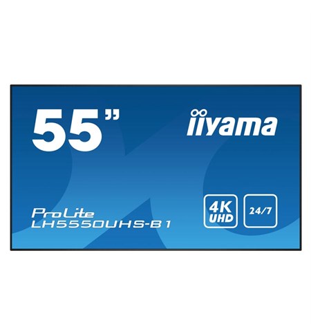 Iiyama Prolite LH5550UHS-B1 55 Inch Digital Signage Display