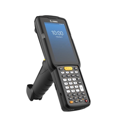 MC3300ax Gun - Wi-Fi 6, Bluetooth, 2D, 38 Key, Extended Capacity BLE Battery, GMS, Enterprise Browser pre-licensed, NFC, Device Tracker
