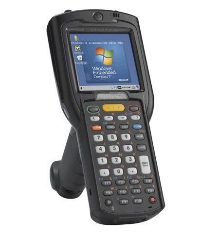 Zebra MC3200-G Android or Microsoft Embedded Compact 7 Mobile Computer in gun-style form-factor