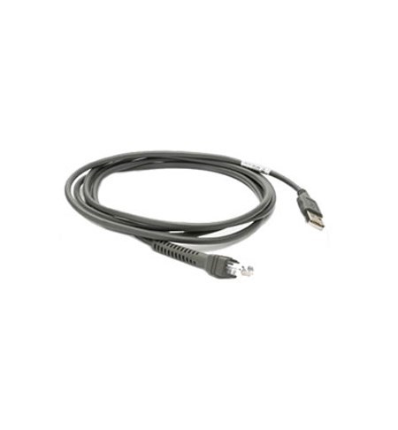 CBA-U01-S07ZAR - Zebra 7ft Straight USB Cable