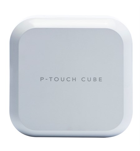 P-Touch CUBE Plus Smart Printer - Bluetooth, USB, White