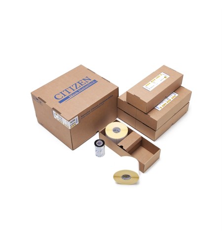 P4-10105 - Box Pack, 74x50 Paper White Label, Standard Ribbon