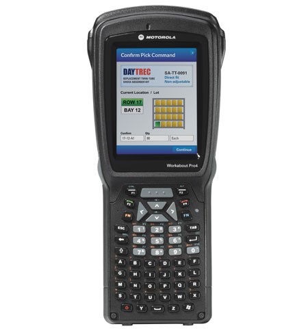 Workabout Pro 4 - Long, 1D Imager, Alpha Numeric Keyboard, Windows Embedded Handheld, Pistol Grip