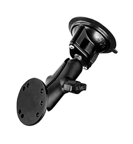RAM Twist Lock Suction Mount with Round Plate (AMPS hole pattern)