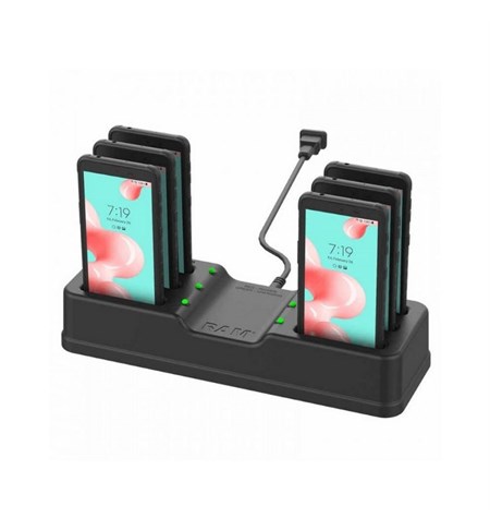 RAM 6-Port Charging Dock for Samsung XCover 5