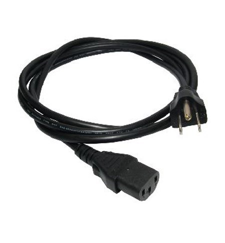 RB-291 - 2m UK plug male - IEC C13 female black power cable