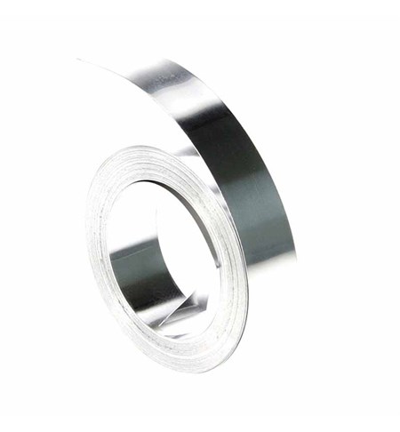 S0720160 - 12mm x 4.80m Silver, Aluminium Label Tape