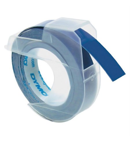 S0847740 - 9mm x 3m Dymo 3D Label Tapes (Blue, Blister)