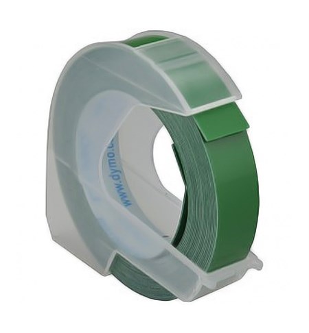 S0898160 - 9mm x 3m Dymo 3D Label Tapes (Green)