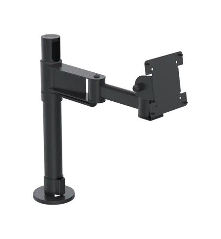 Ergonomic Solutions SpacePole Classic Screen Mount with 300mm Elbow Arm - Black