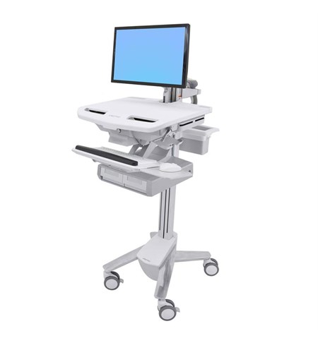 StyleView Cart with LCD Arm, 2 Drawers (2x1) Full-Featured Medical Cart