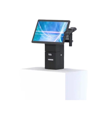 Ergonomic Solutions SpacePole Counter Self-Service Kiosk (Integrated Printer/Scanner)