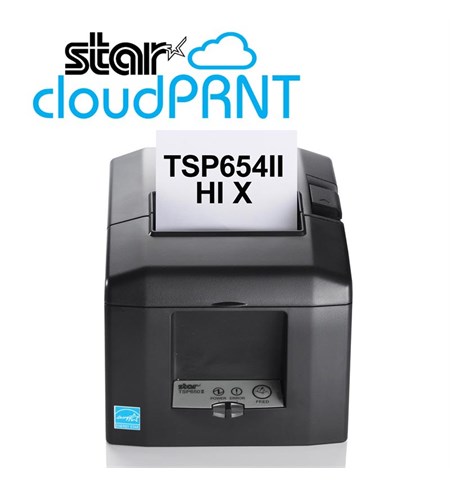 Star TSP654II HI X Receipt Printer with CloudPRNT