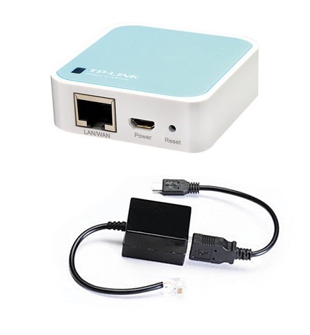 WiFi Power Pack - Router & DK-USB PSU