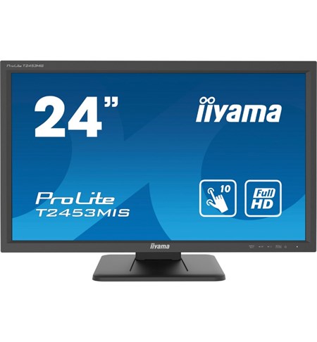 Iiyama ProLite T2453MIS-B1 Computer Monitor, 23.6 Inch, Full HD, Black