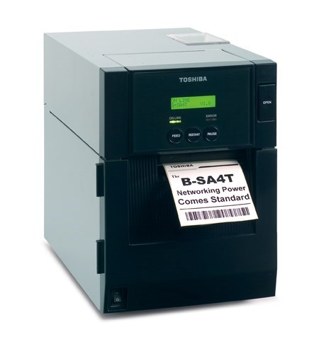 Toshiba TEC B-SA4TM Metal Cased Industrial Barcode Label Printer