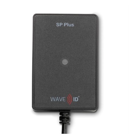 WAVE ID Plus SP Keystroke w/iCLASS SE & Seos Black USB ICE Reader