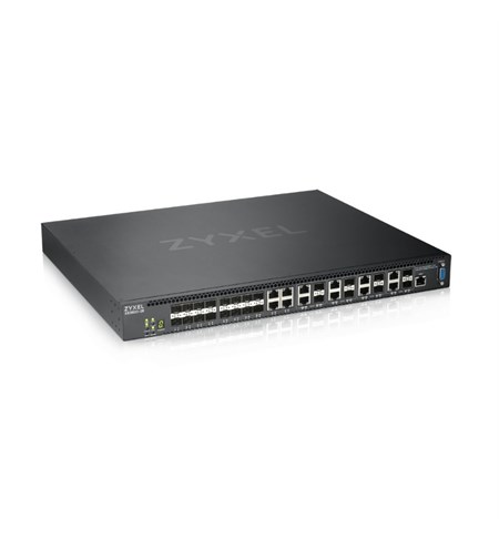 Zyxel XS3800-28 16-Port Layer 2+ Managed Stackable 10-Gigabit SFP+ Switch