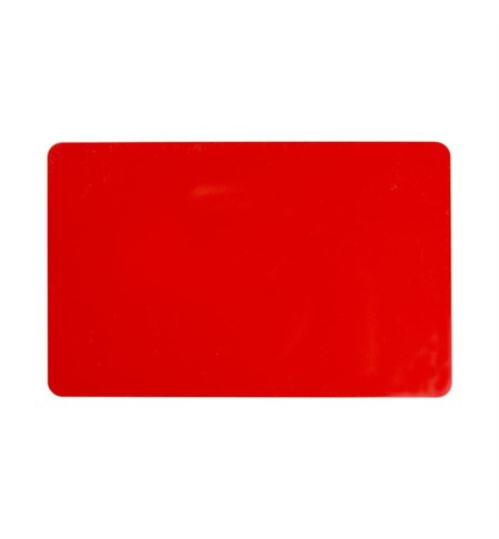 104523-130 - Zebra Premier Colour PVC Cards - Red