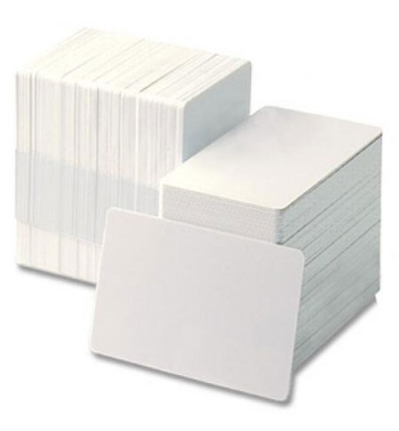 104523-210 - Zebra Premier (PVC) Blank White Cards