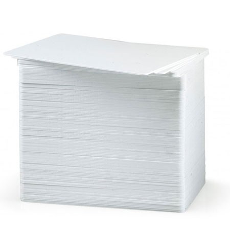 104523-215 - Zebra Premier (PVC) Blank White Cards